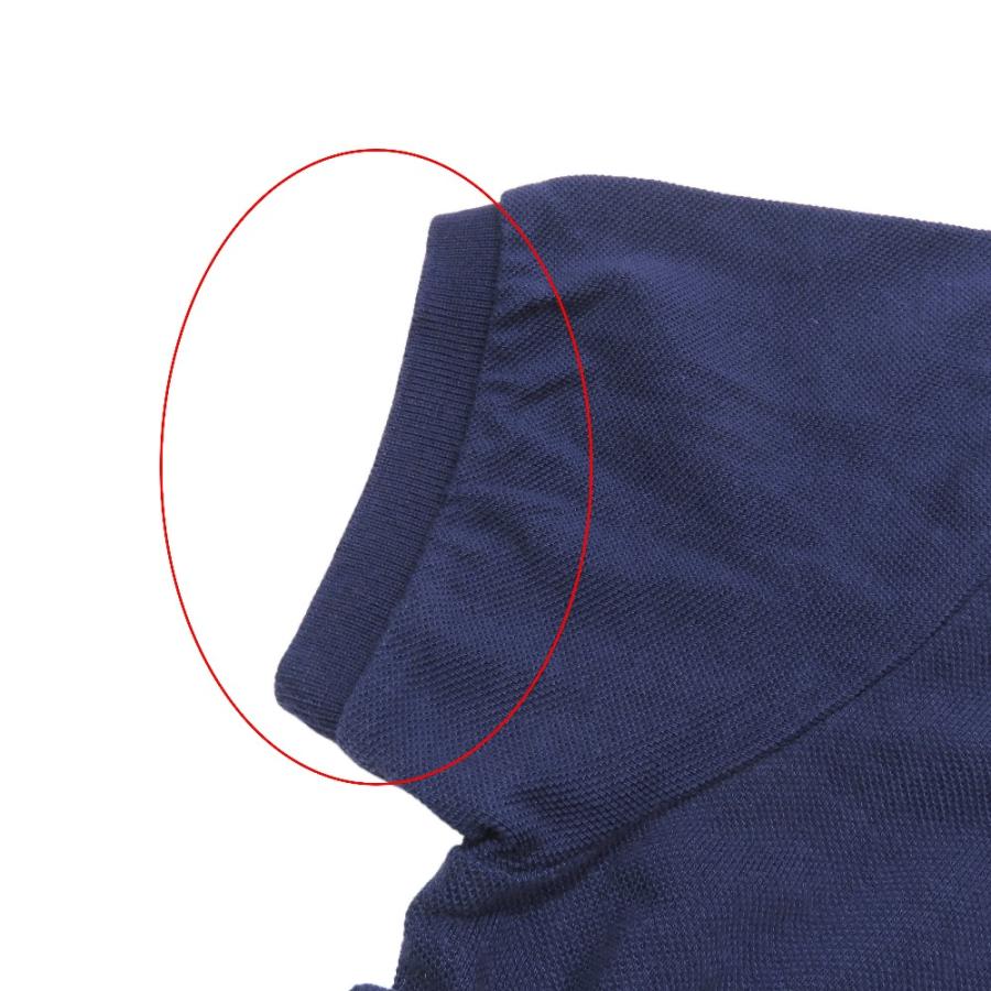 良品 LACOSTE ラコステ ポロシャツ ブラウス 半袖 ワンポイント ロゴ カットソー コットン 40 パープル レディース 古着 中古 | LACOSTE | 08