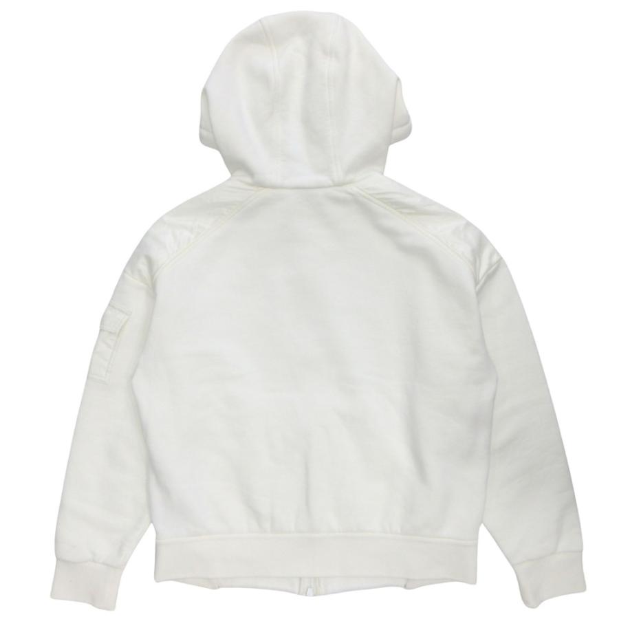 【専用】モンクレール　ホワイト フード付き パーカー MONCLER（モンクレール） 良品 22aw フード ジップアップ パーカー