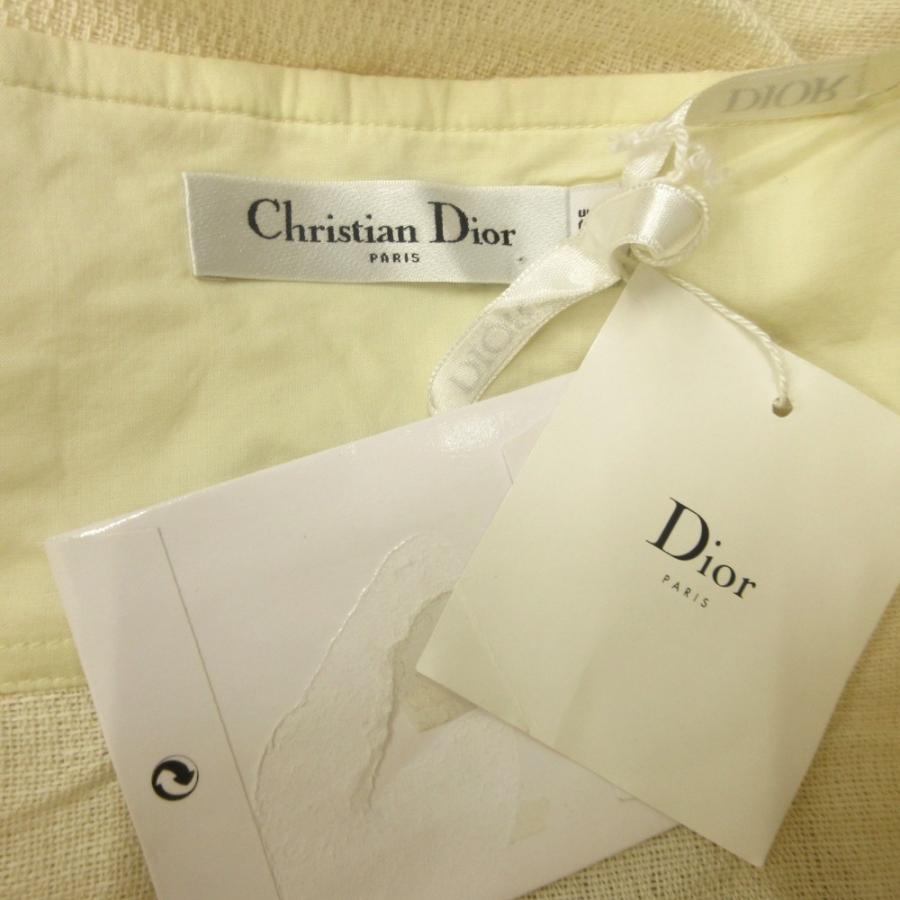 未使用 Christian Dior クリスチャンディオール レースアップ リネン ロング スカート レース ハイウエスト フリンジ 36 アイボリー レディース 古着 中古 | Christian Dior | 05