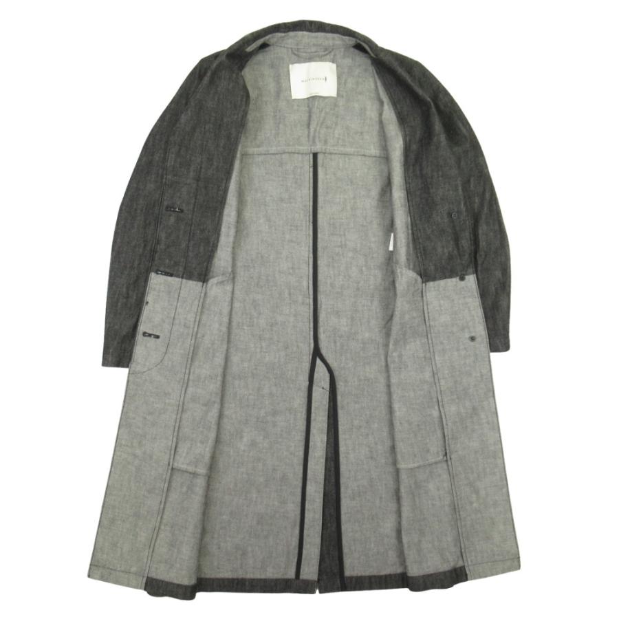 美品 Mackintosh マッキントッシュ デニム チェスターコート テイラーカラー ジャケット アウター 8 インディゴ レディース 古着 中古 | Mackintosh | 01