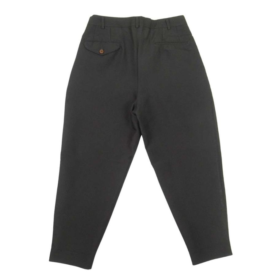 美品 COMME des GARCONS HOMME PLUS コムデギャルソンオムプリュス 23ss ポリエステルツイル タックパンツ スラックス XS 黒 ブラック メンズ 古着 中古 USED COMME des GARCONS HOMME PLUS 美品 コムデギャルソンオムプリュス