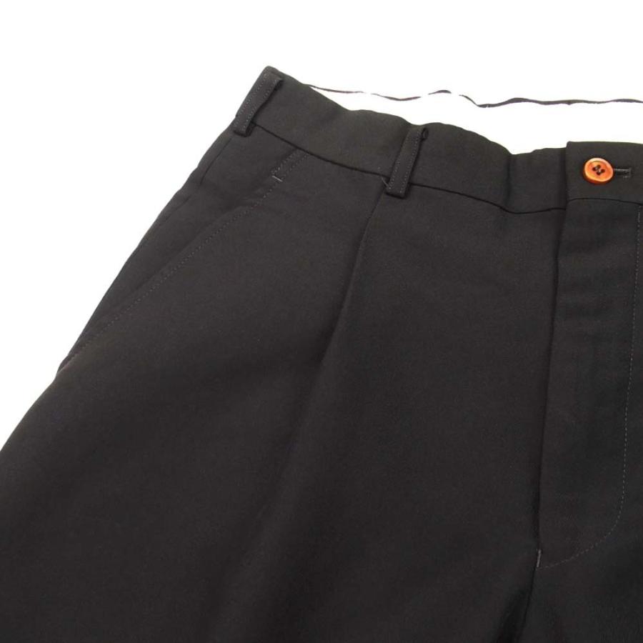 美品 COMME des GARCONS HOMME PLUS コムデギャルソンオムプリュス 23ss ポリエステルツイル タックパンツ スラックス XS 黒 ブラック メンズ 古着 中古 USED COMME des GARCONS HOMME PLUS 美品 コムデギャルソンオムプリュス