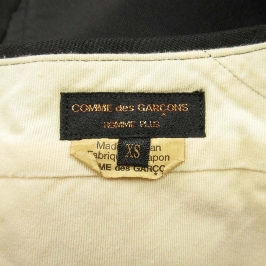 美品 COMME des GARCONS HOMME PLUS コムデギャルソンオムプリュス 23ss ポリエステルツイル タックパンツ スラックス XS 黒 ブラック メンズ 古着 中古 USED COMME des GARCONS HOMME PLUS 美品 コムデギャルソンオムプリュス