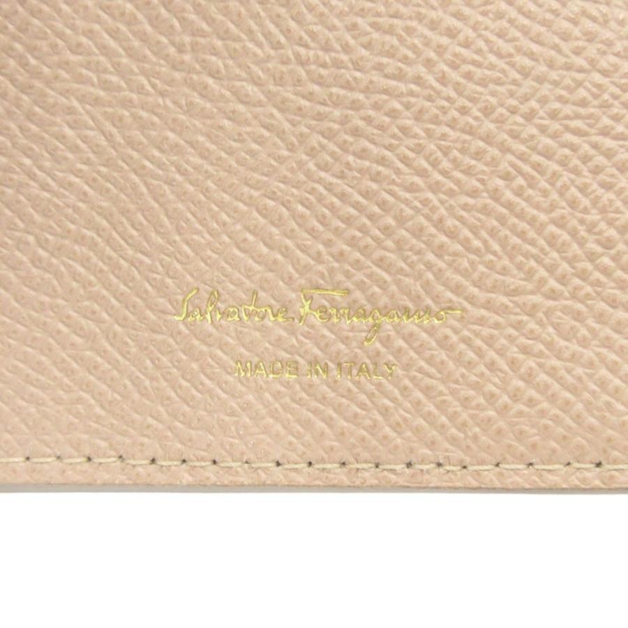 未使用 Salvatore Ferragamo サルヴァトーレフェラガモ レザー ヴァラリボン 長財布 財布 ウォレットケース ゴールド金具 ピンク レディース 古着 中古 |  | 09