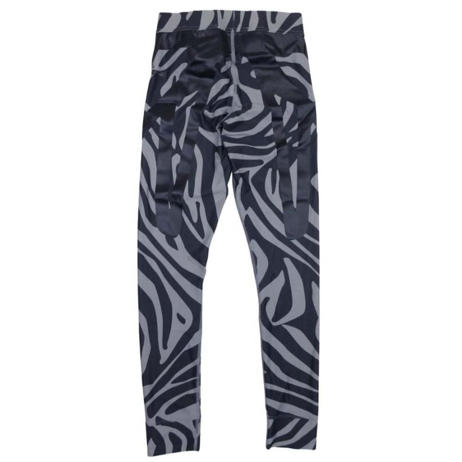 良品 adidas by Stella McCartney アディダスバイステラマッカートニー ゼブラ柄 トレーニングウェア ストレッチ ボトムス XS グレー レディース 古着 中古 | adidas by Stella McCartney | 01