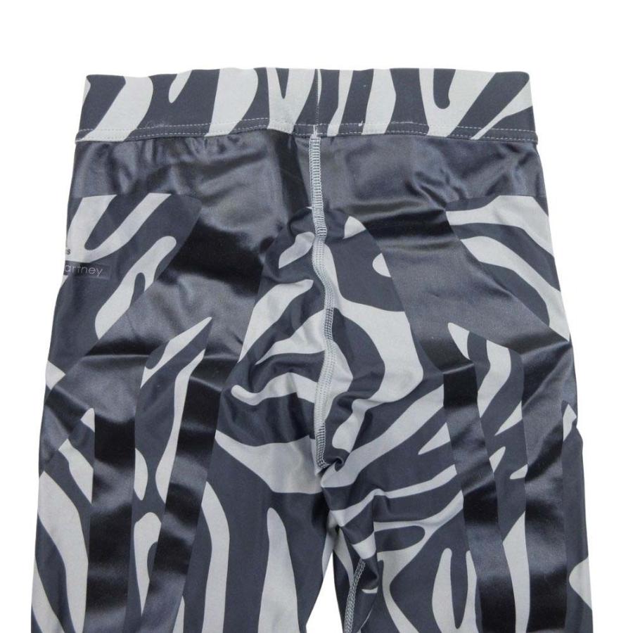 良品 adidas by Stella McCartney アディダスバイステラマッカートニー ゼブラ柄 トレーニングウェア ストレッチ ボトムス XS グレー レディース 古着 中古 | adidas by Stella McCartney | 03