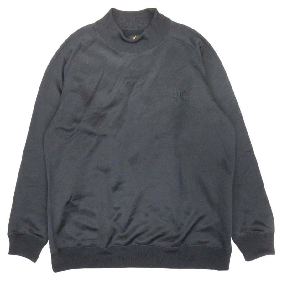 【即完売モデル】ニードルスneedles☆モックネックロンt パピヨン刺繍ロゴ Needles（ニードルス） 美品 24aw L/S Mock Neck T パピヨン刺繍 T