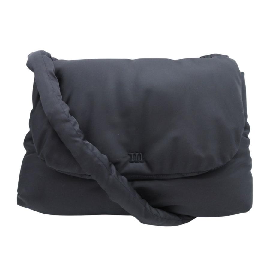 未使用 marimekko マリメッコ MESSENGER PILLOW SOLID パテッド メッセンジャーバッグ ショルダー 鞄 カバン ONE 黒 ブラック レディース 古着 中古 | marimekko