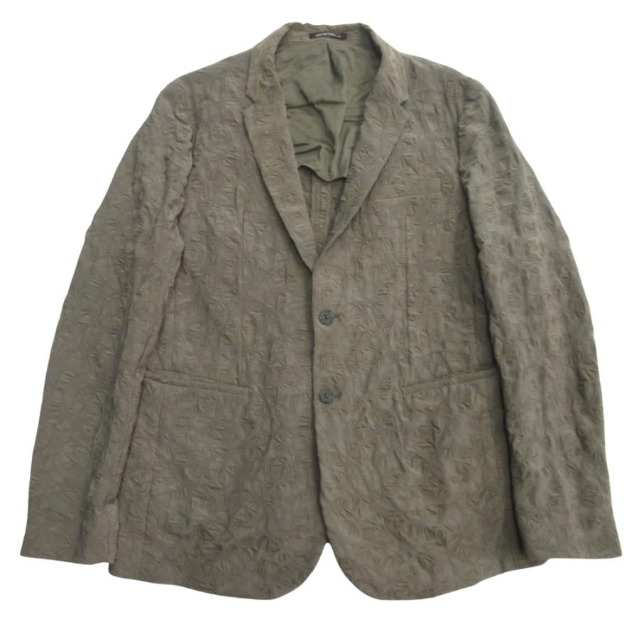 メンズ 良品 EMPORIO ARMANI テーラードジャケット 48 ストレッチ