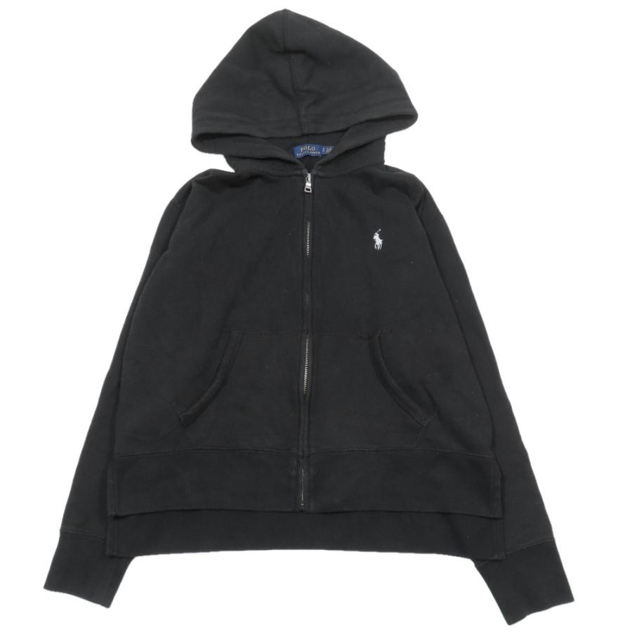 Polo Ralph Lauren ブラック パーカー S POLO RALPH LAUREN（ポロ・ラルフローレン） スウェット パーカー 裏