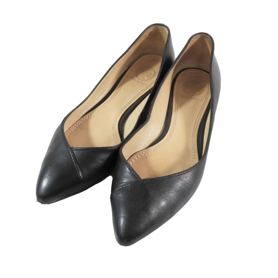 TORY BURCH（トリーバーチ） レザー パンプス ポインテッドトゥ 