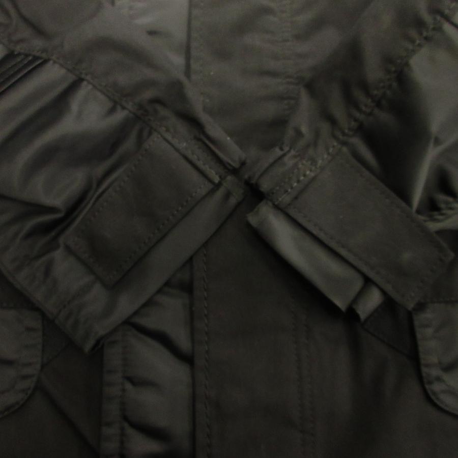新品同様 Sacai サカイ 23SS Military Coat ドッキング ミリタリー コート ジャケット ブルゾン N-3B ステンカラー 2 黒 ブラック メンズ 古着 中古 | sacai | 05