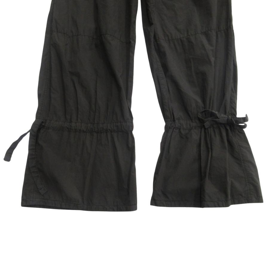 美品 LEMAIRE ルメール PARACHUTE PANTS パラシュート パンツ スラックス イージー シャーリング 34 黒 ブラック レディース 古着 中古 | LEMAIRE | 02