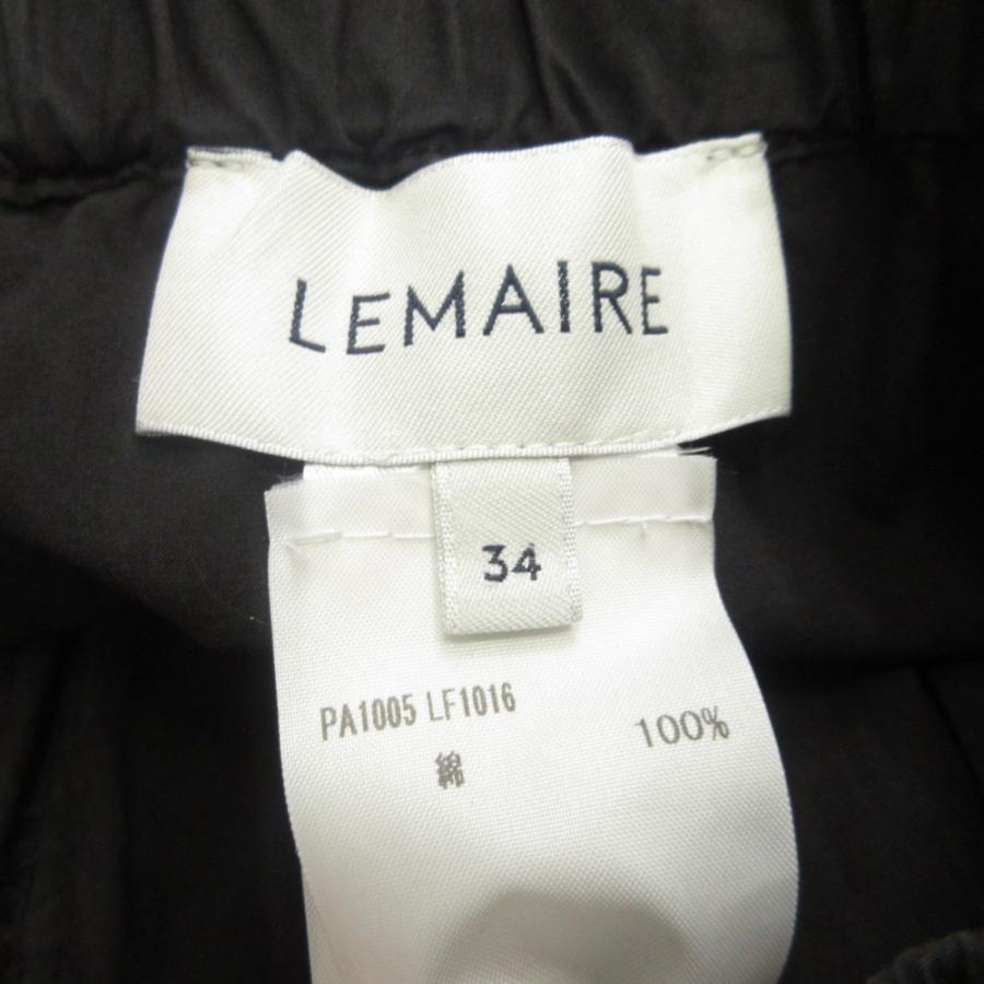 美品 LEMAIRE ルメール PARACHUTE PANTS パラシュート パンツ スラックス イージー シャーリング 34 黒 ブラック レディース 古着 中古 | LEMAIRE | 04
