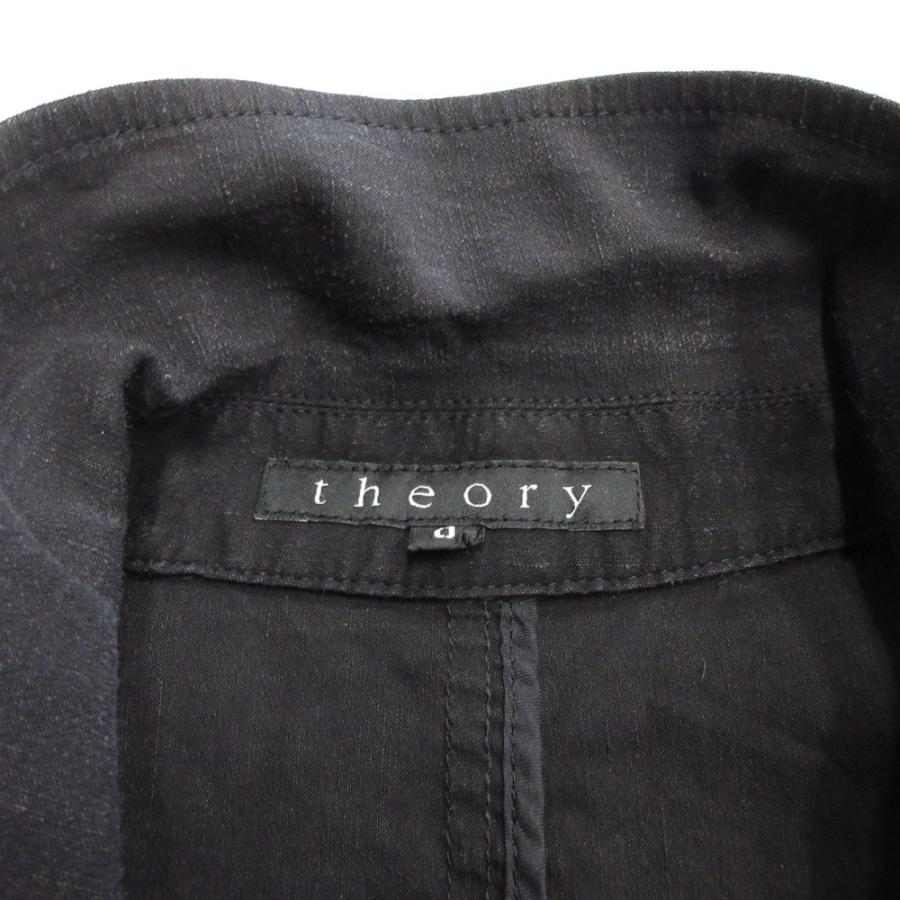theory（セオリー） 美品 リネン テーラード ジャケット ブレザー 2B 
