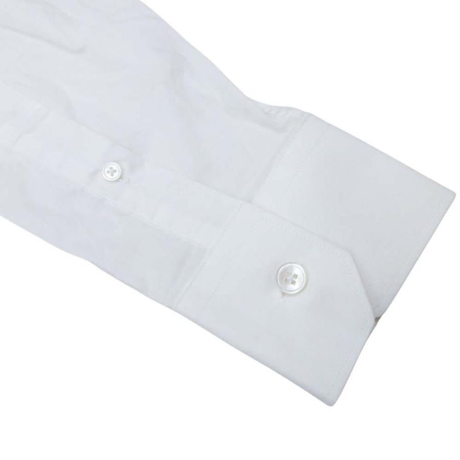 美品 LOUIS VUITTON ルイヴィトン SLIM FIT 18ss LVロゴ 刺繍 長袖 シャツ コットンブロード トップス スリムフィット L 白 ホワイト メンズ 古着 中古 | LOUIS VUITTON | 03
