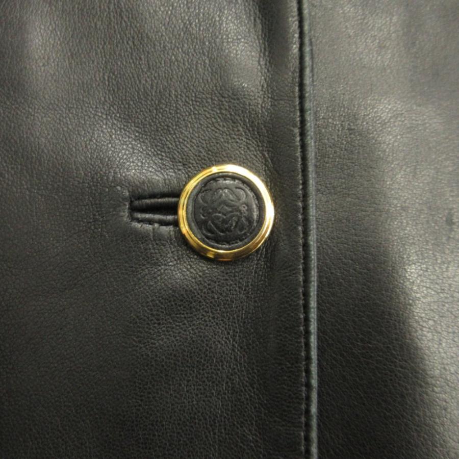 LOEWE（ロエベ） レザー ラムレザー テーラード ジャケット ブレザー