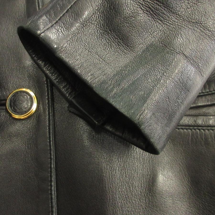 LOEWE（ロエベ） レザー ラムレザー テーラード ジャケット ブレザー