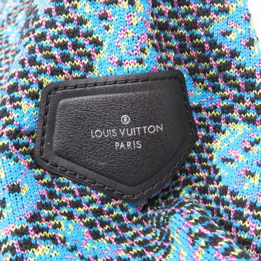 未使用 LOUIS VUITTON ルイヴィトン モノグラム ジャガード ジップアップ ジャケット ブルゾン シルク混 総柄 M ブルー系マルチ レディース 古着 中古 | LOUIS VUITTON | 03