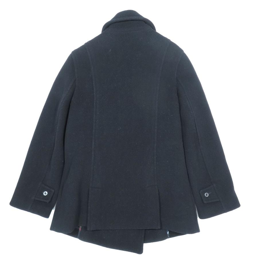美品 OLD ENGLAND オールドイングランド ダブルブレスト ウール ピーコート ジャケット 38 ブラック  レディース 古着 中古 | OLD ENGLAND | 03