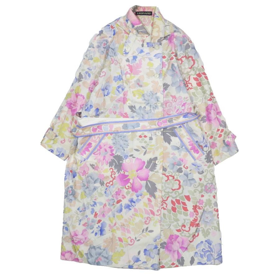 LEONARD 花柄ロングガウン LEONARD 花柄ロングガウン
