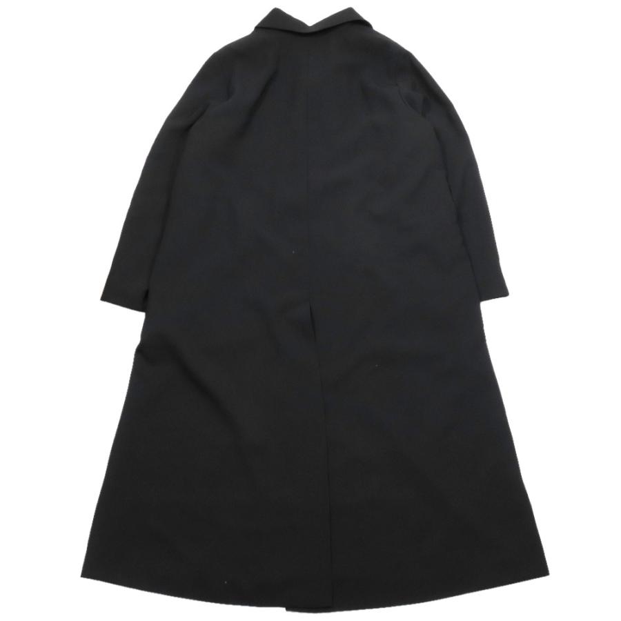 未使用 Lui's ルイス 25AW ベーシックロングトレンチコート ジャケット アウター ダブルブレスト ビッグシルエット S ブラック メンズ 古着 中古 | Lui's | 01