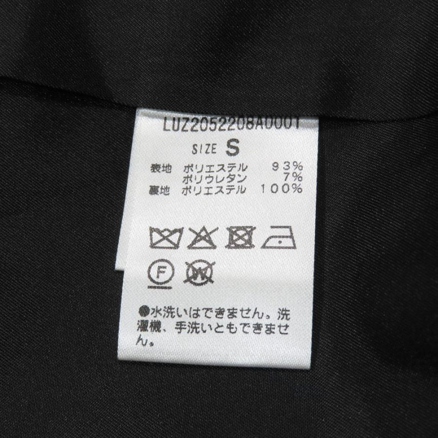 未使用 Lui's ルイス 25AW ベーシックロングトレンチコート ジャケット アウター ダブルブレスト ビッグシルエット S ブラック メンズ 古着 中古 | Lui's | 05