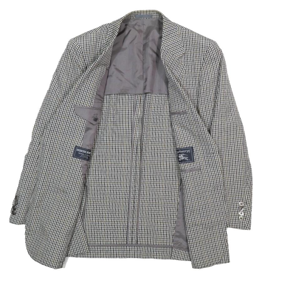 良品 Burberrys バーバリーズ ヴィンテージ ウール シルク混 ギンガム