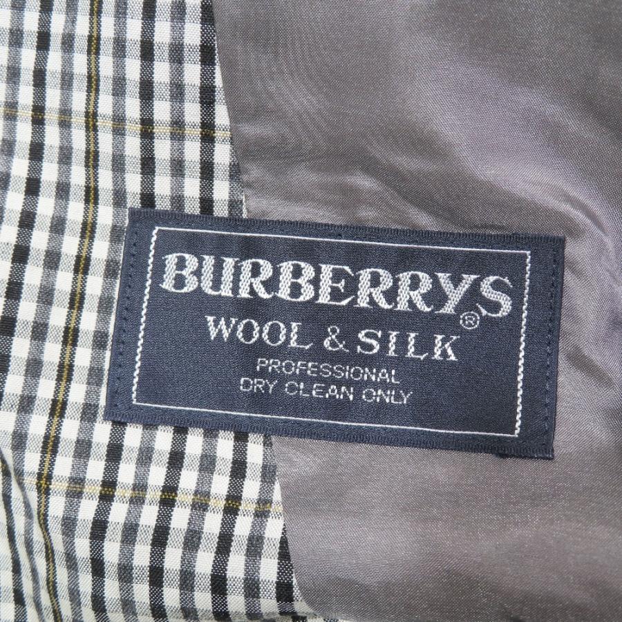 良品 Burberrys バーバリーズ ヴィンテージ ウール シルク混 ギンガム