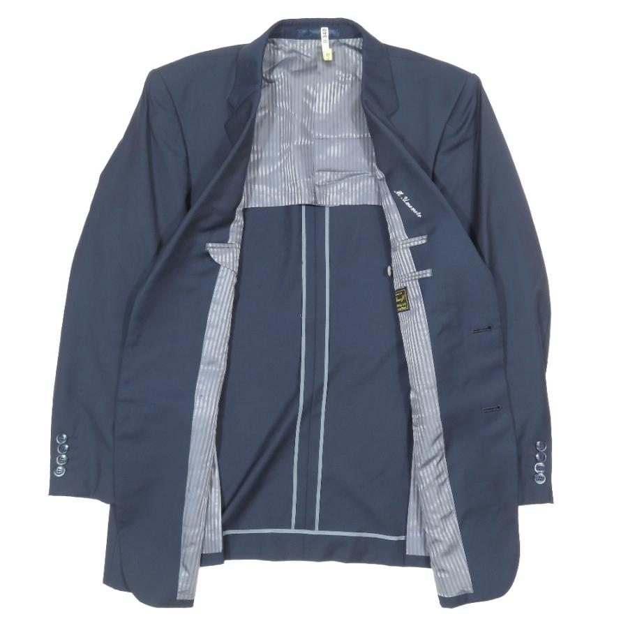 美品 Loro Piana ロロピアーナ ZELANDER DREAM テーラードジャケット ウール シングル 背抜き ブレザー 2B サイドベンツ スーツ 紺 メンズ 古着 中古 USED Loro Piana（ロロピアーナ） 美品 ZELANDER DREAM テーラード