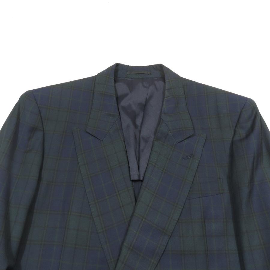 LANVIN（ランバン） チェック テーラードジャケット ダブルブレスト