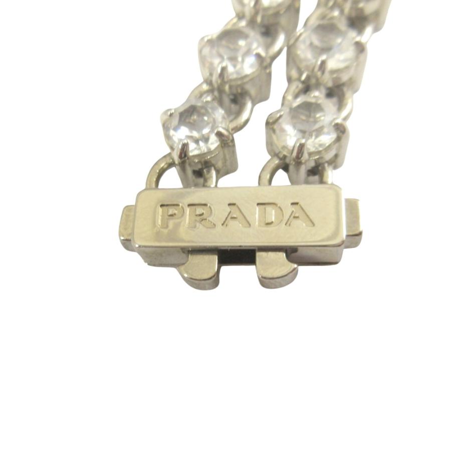 PRADA（プラダ） 良品 ローズ ビジュー ブレスレット バングル 薔薇 