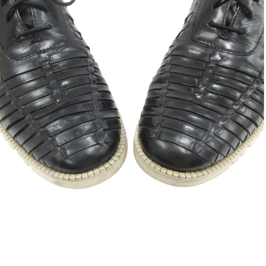 良品 COLE HAAN コールハーン ゼログランド ハラチ レザー オックスフォード シューズ 靴 シューレース サイズ9.5(27.5相当) 黒 メンズ 古着 中古 USED COLE HAAN（コールハーン） 良品 ゼログランド ハラチ レザー