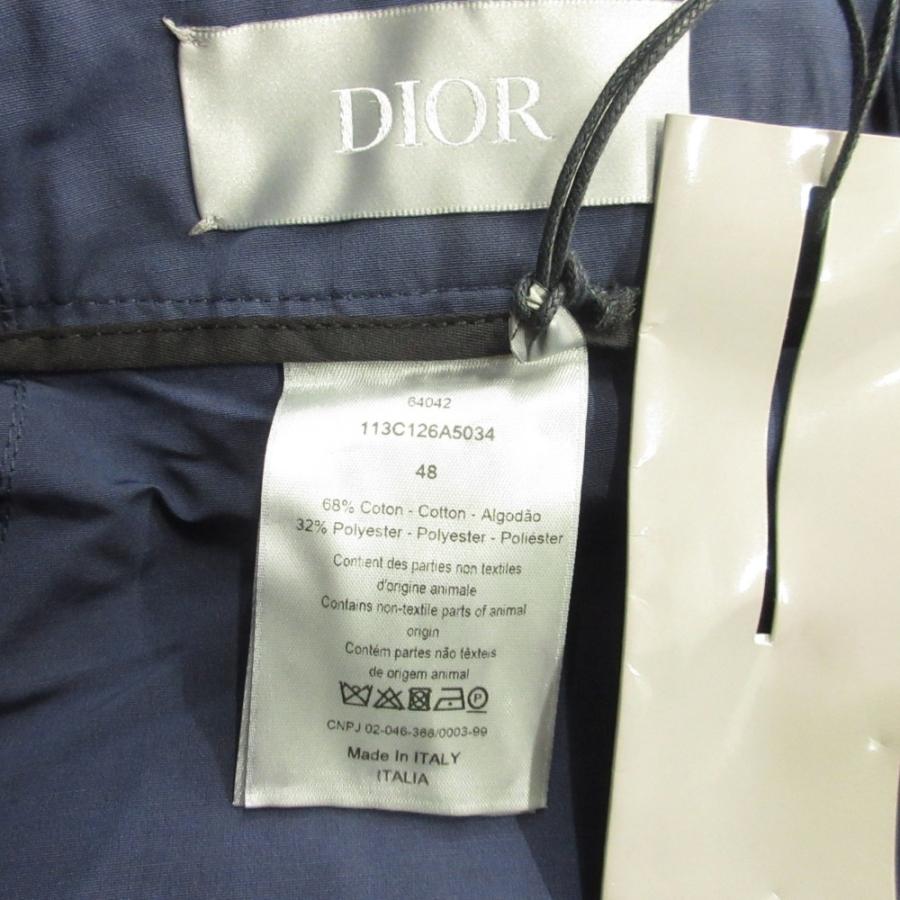 未使用 DIOR ディオール ロゴベルト ベイカーパンツ ワイドテーパード