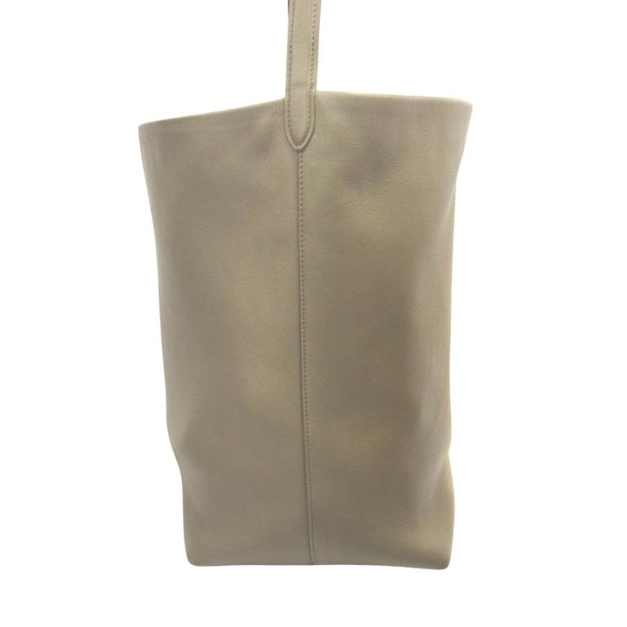 良品 THE ROW ザ ロウ LARGE N/S PARK TOTE ラージ パーク トート ハンド バッグ 鞄 レザー ロゴ ベージュ メンズ レディース 古着 中古 | THE ROW | 02