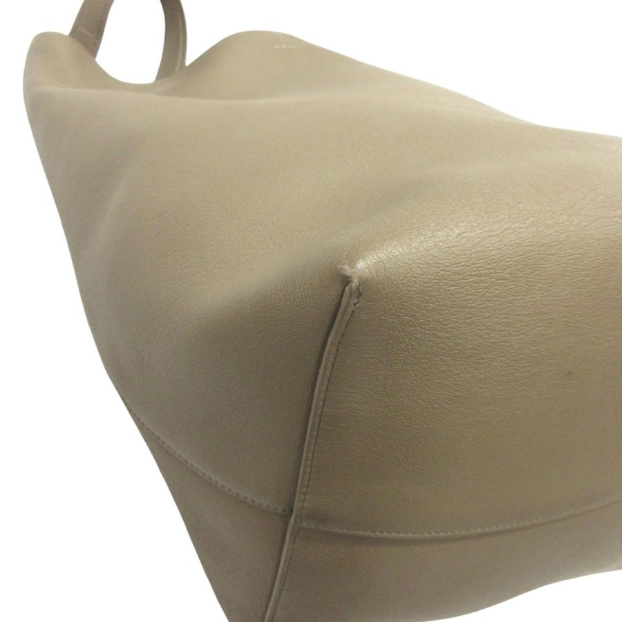 良品 THE ROW ザ ロウ LARGE N/S PARK TOTE ラージ パーク トート ハンド バッグ 鞄 レザー ロゴ ベージュ メンズ レディース 古着 中古 | THE ROW | 08