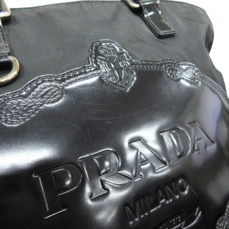 PRADA（プラダ） 良品 2way ナイロン レザー ハンド バッグ トート