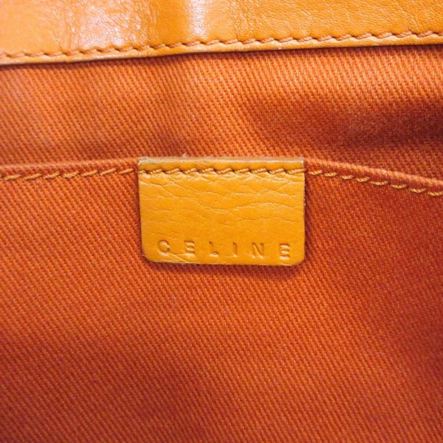 良品 CELINE セリーヌ ブギー バッグ ハンド トート 鞄 レザー ロゴ 刻印 マカダム オールド オレンジ レディース 古着 中古 | CELINE | 06