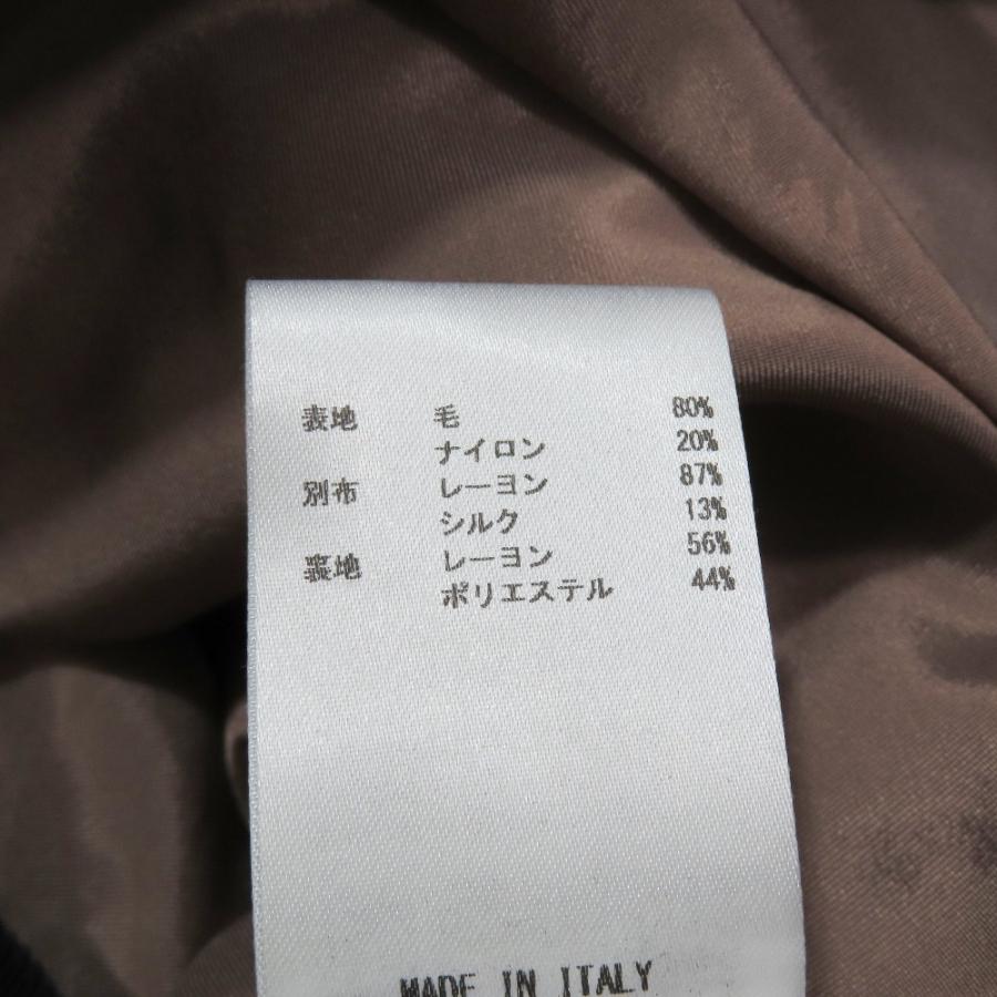 良品 JIL SANDER NAVY ジルサンダーネイビー ウール フレアスカート ロング マキシ丈 切替デザイン 36 ネイビー レッド レディース 古着 中古 | JIL SANDER NAVY | 08
