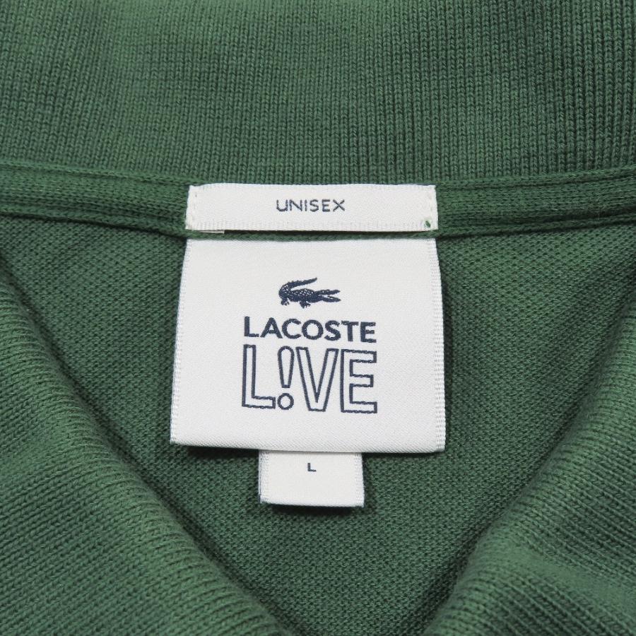 良品 LACOSTE L!VE ラコステライブ ポロシャツ 半袖 ロゴ ワンポイント カットソー プルオーバー コットン L グリーン メンズ レディース 古着 中古 |  | 06