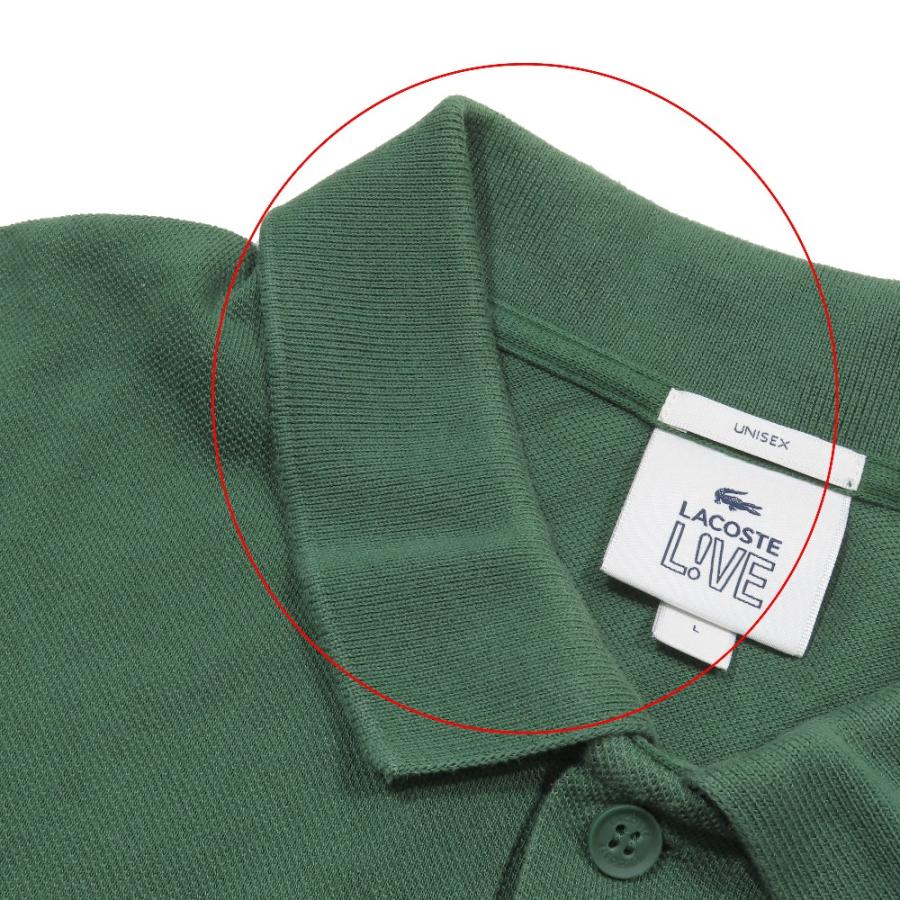 良品 LACOSTE L!VE ラコステライブ ポロシャツ 半袖 ロゴ ワンポイント カットソー プルオーバー コットン L グリーン メンズ レディース 古着 中古 |  | 08