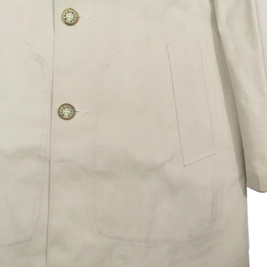 Mackintosh マッキントッシュ ミディ丈 ステンカラーコート バルマカーンコート ボタンスルー ジャケット アウター 38 ベージュ メンズ 古着 中古 | Mackintosh | 02