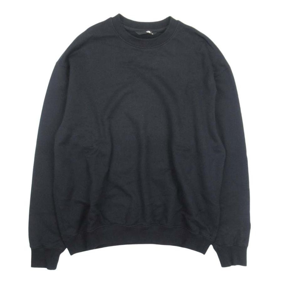 美品 THE NORTH FACE ザ・ノースフェイス Rock Steady Crew NT62361 ロックステディクルー スウェット トレーナー M 黒 ブラック メンズ 古着 中古 USED THE NORTH FACE（ザ ノースフェイス） 美品 Rock Steady Crew NT62361