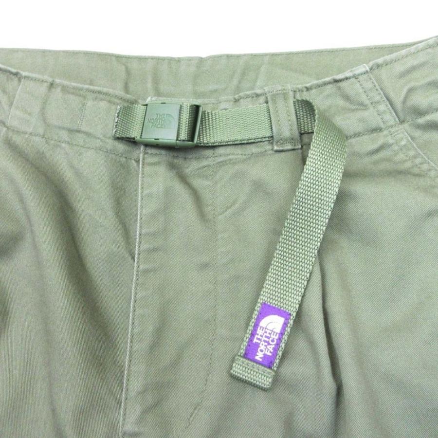 美品 THE NORTH FACE PURPLE LABEL ザノースフェイスパープルレーベル COOLMAX オーガニックコットン カーゴパンツ NT5202N WM カーキ レディース 古着 中古 | THE NORTH FACE PURPLE LABEL | 04