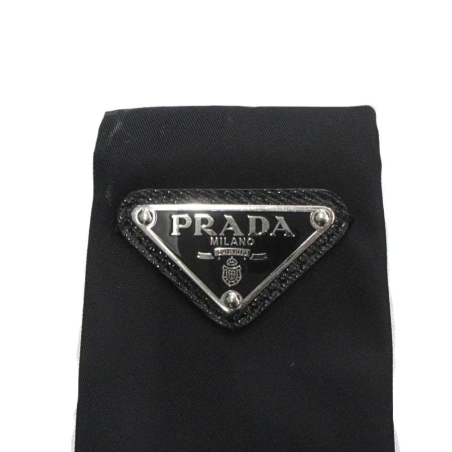 PRADA（プラダ） 19aw Re-Nylon トライアングルロゴ ナイロン ネクタイ