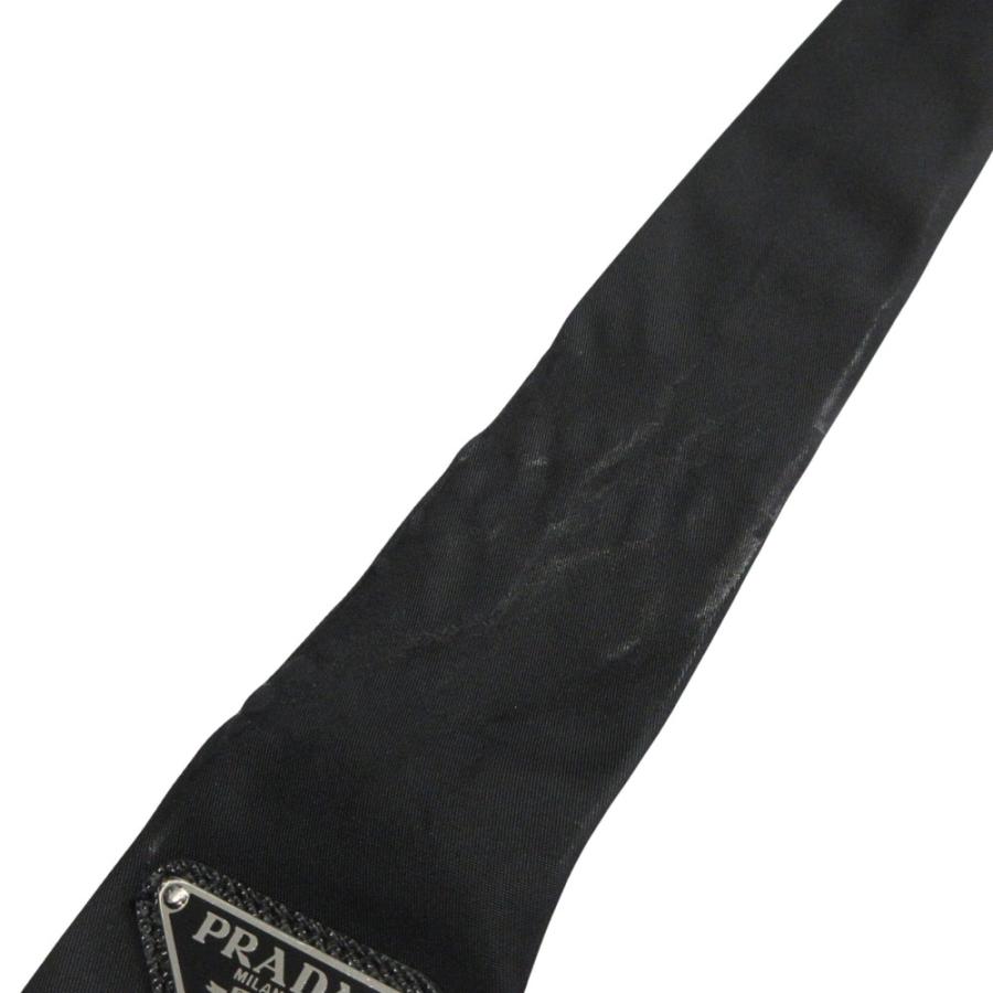 PRADA（プラダ） 19aw Re-Nylon トライアングルロゴ ナイロン ネクタイ