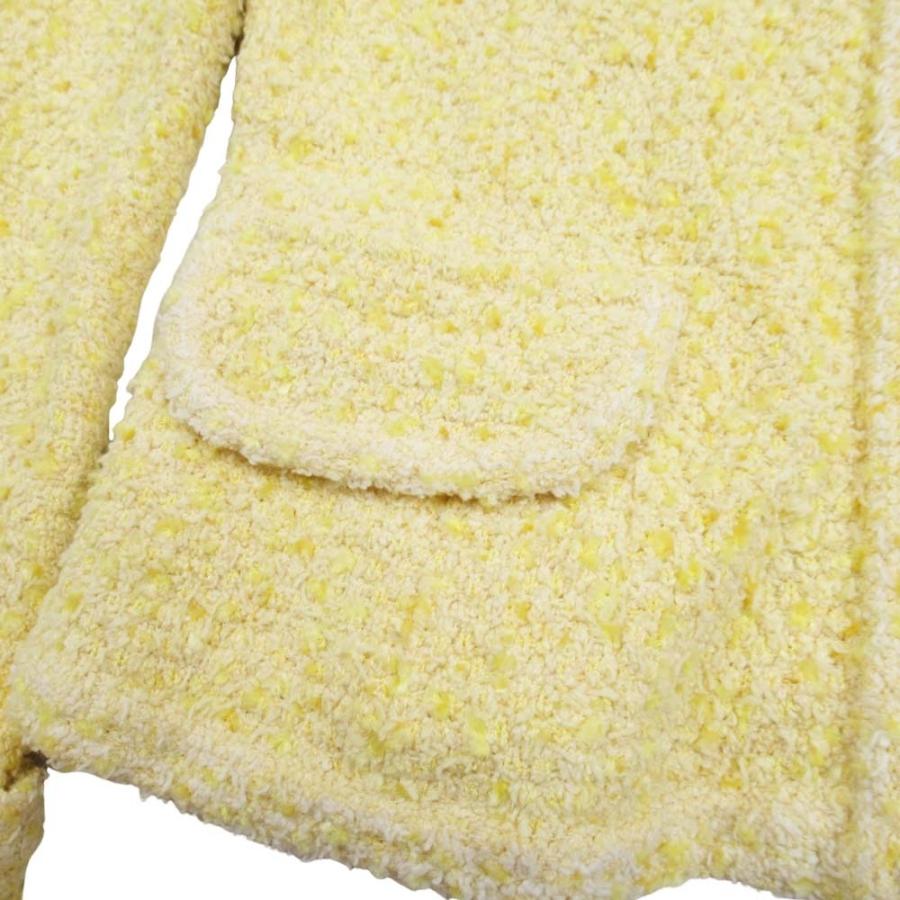美品 FOXEY フォクシー サマーツイード ステンカラージャケット ジップ