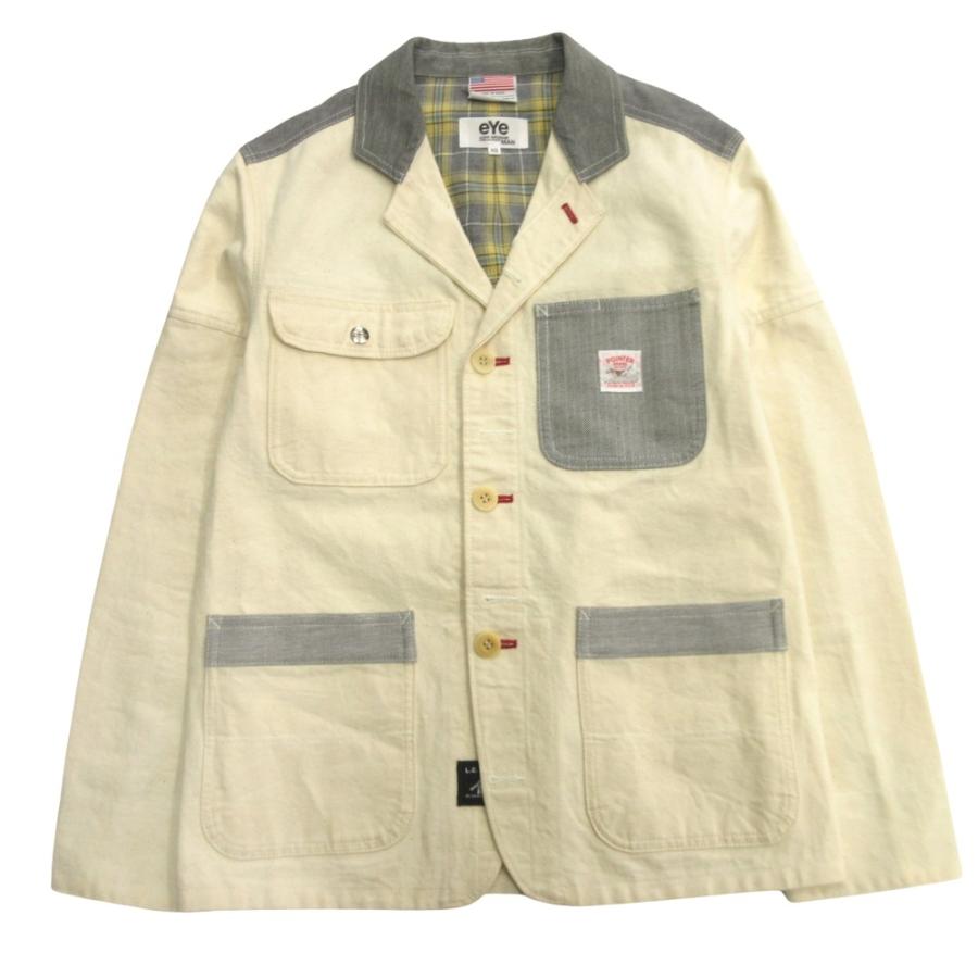 良品 eYe JUNYA WATANABE MAN アイコムデギャルソンジュンヤワタナベマン 17ss POINTER ポインター ワーク ジャケット XS アイボリー メンズ 古着 中古 USED 良品 eYe JUNYA WATANABE MAN アイコムデギャルソンジュンヤワタナベ
