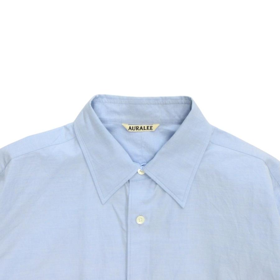 AURALEE（オーラリー） 美品 26SS WASHED FINX WEATHER CHAMBRAY SHIRT
