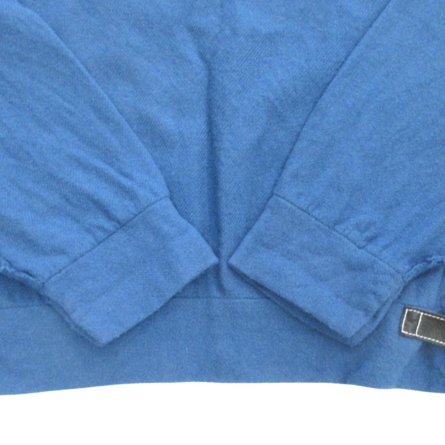 美品 SUNSEA サンシー 31th Collection Shrinkage Sweat Shirt シュリンケージ スウェットシャツ カットソー 長袖 サイズ1 青 ブルー メンズ 古着 中古 | SUNSEA | 02
